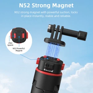 Pour DJI Décision 5 Pro Caméra Trépied Extension Rod Selfie Stick Magnetic Mount