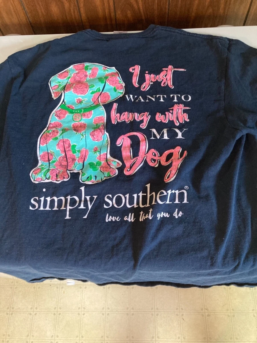 Simply southern puppy shirt top