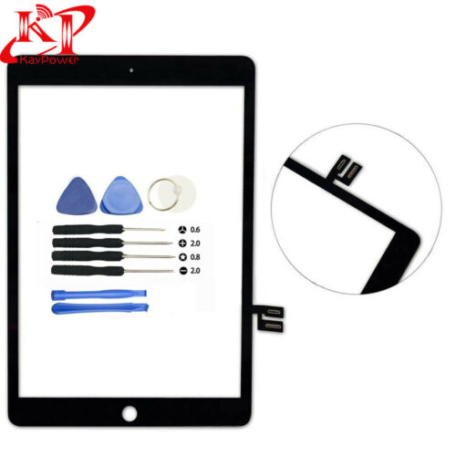 Digitalizzatore touch screen per iPad 9 10.2 9a generazione A2603 A2604 A2602 2021 strumento nero - Foto 1 di 8