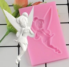 Fairy Angel Silicone Cake Fondant Mould Chocolate Icing Baking Decor Girl UK
