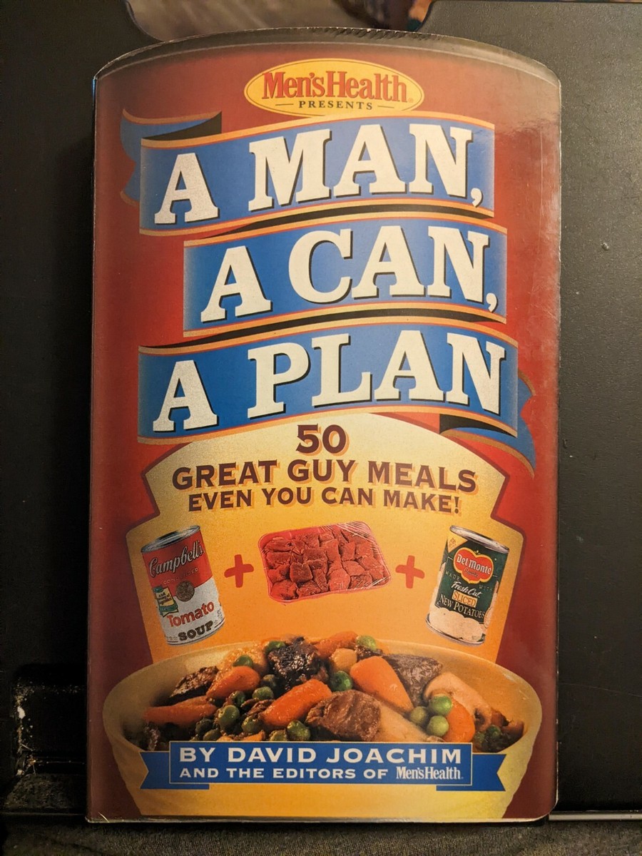 "A Man, A Can, A Plan" Cookbook - 50 Easy Guy Meals (Hardcover, 2002) - Very Good Condition 5 thumbnail image