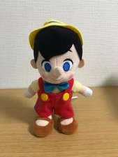 nuiMOs Pinocchio Disney Store Peluche Poupée 7,1 pouces Rare Japon avec étiqu...