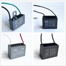 CBB61 250V Capacitor 2 wires 2/3/3.5/4/5/5.5/6/6.5/7/8/9/10/12/15/18/20/25/30 UF