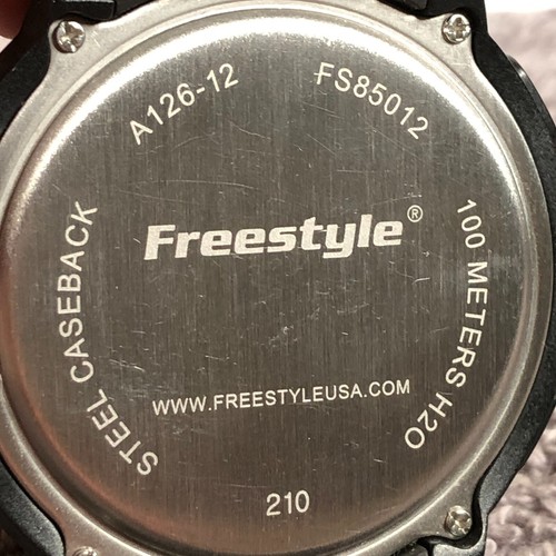 Freestyle Men FS85012 Multifunction Rubber Quartz Digital 47mm Watch 7 3/4" - Picture 9 of 13