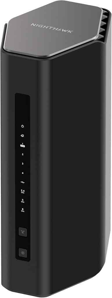 NETGEAR - Nighthawk BE12000 Tri-Band Wi-Fi 7 Router - Black