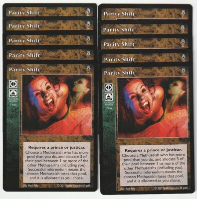 rare jyhad cards Original Parity Shift x10 5th Edition