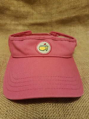 Masters Magnolia Hat- NWT Adult size Magnolia Lane Adults Masters Embroidered Logo Visor Golf Hat  main image 3