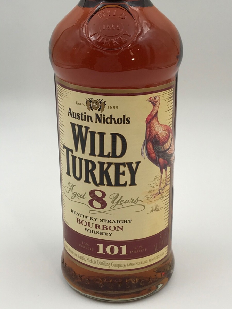 WHISKY WILD TURKEY 8 YEARS OLD KENTUCKY STRAIGHT BOURBON