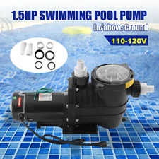 1.5HP Above Swimming Pool Pump Motor In/Above Ground w/ Strainer Filter Basket
