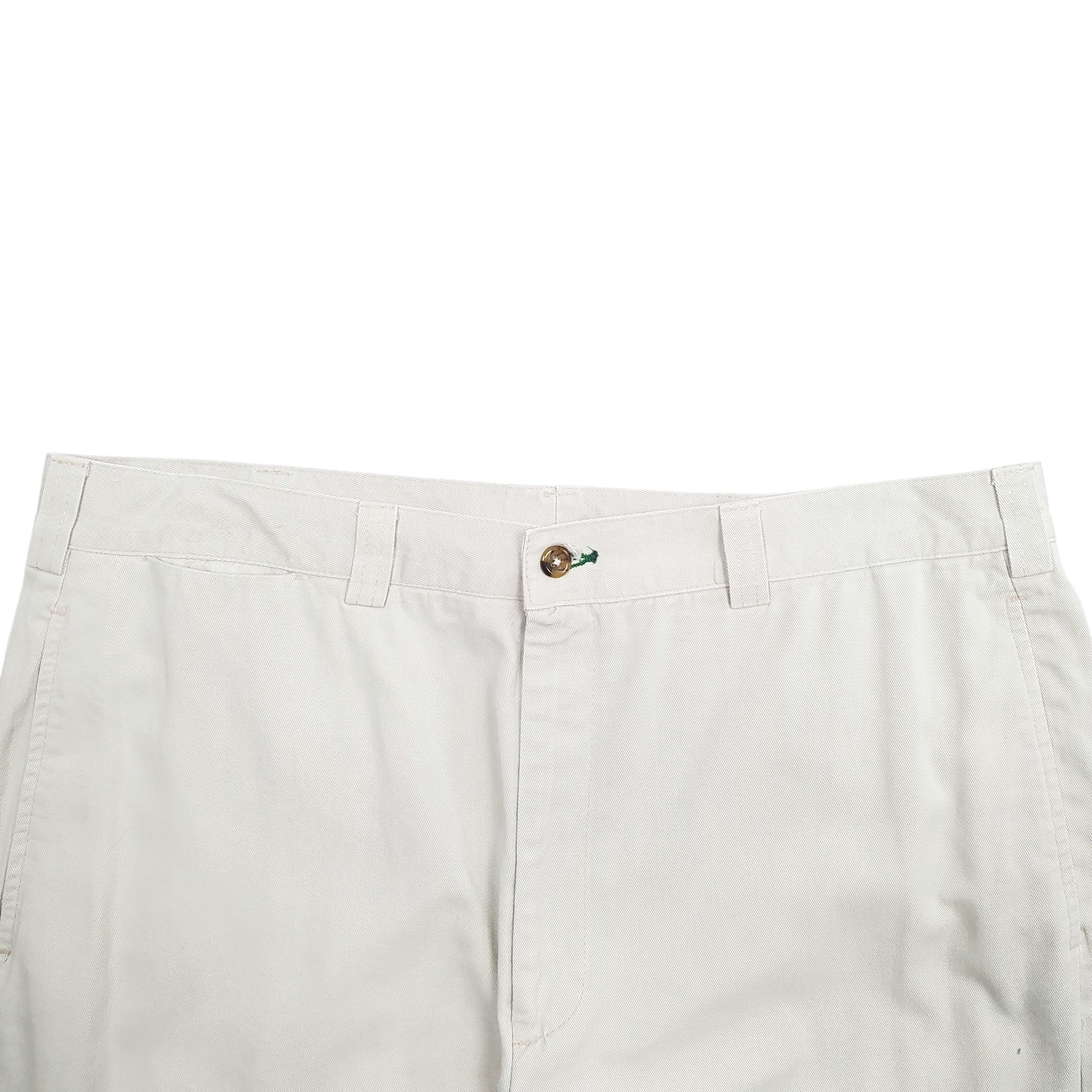 TOMMY HILFIGER Chino Trousers Cotton Cream Mens W38 L30 image 2
