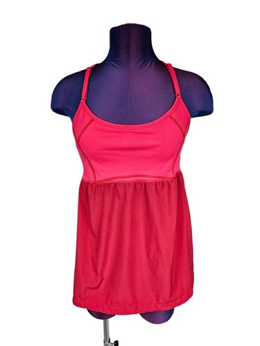 Athleta Retreat Racerback Yoga Tanktop pink & rot Größe Small Damen S14