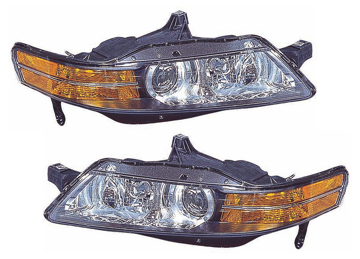 For 2004-2006 Acura TL HID Xenon Black Left Driver Side Headlights Assembly