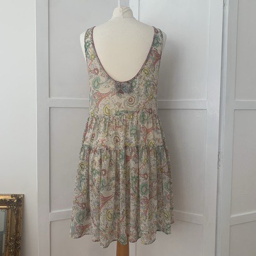 Fleur Wood Anthropologie Tunic Top S UK10 Shabby Chic Pretty Lace Floaty - Picture 5 of 8