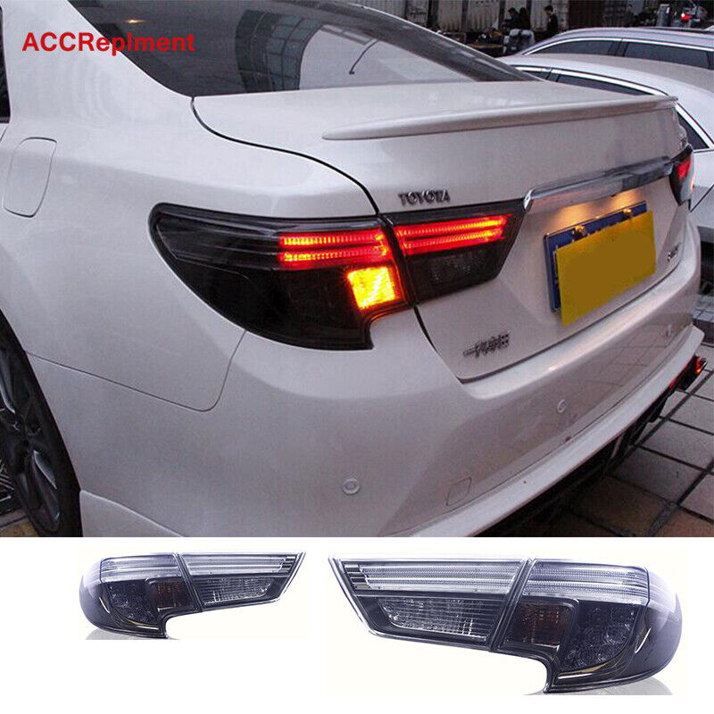 4Pcs For Toyota Mark X Tail Lights Assembly 2014-2018 Dark 4Pcs For Toyota Mark X Tail Lights Assembly 2014-2018 Dark