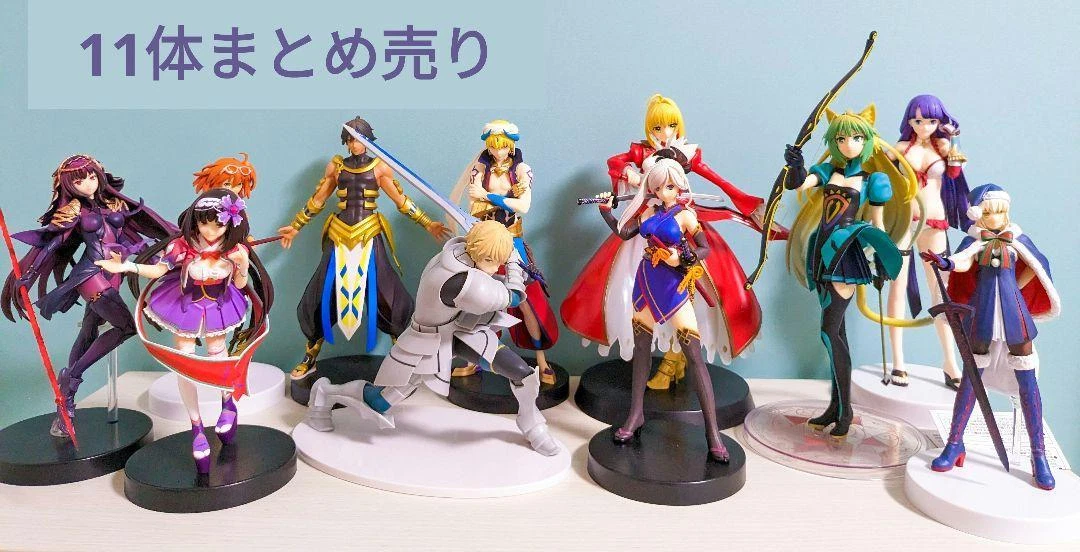 Fate Grand Order Figure lot of 11 Set Saber Ozymandias Gilgamesh R5192
