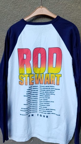 Camiseta manga larga Rod Stewart Tour doble cara talla XL - Imagen 2 de 6
