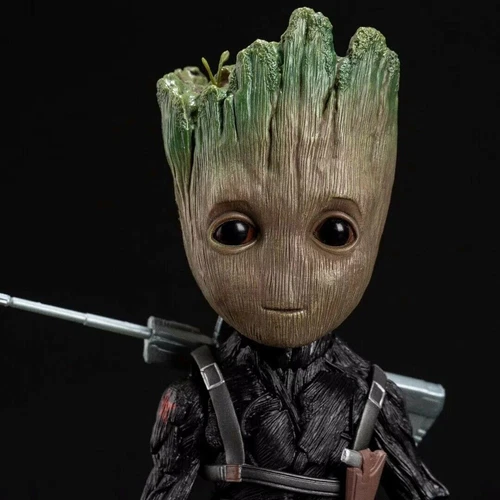 Guardians of The Galaxy Groot Cosplay Winter Soldier 10" PVC Action Figure Boxed - Picture 11 of 12