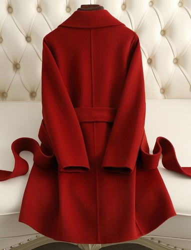 100% Cashmere Coat Women Vintage Wool Small Medium Large Size 4 to 12 Winter New - Picture 40 of 45
