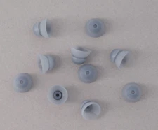 MEDIUM Power Domes For Resound One Jabra Lively Surefit 3. Gray. 10 Domes Total