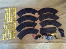 Vtg Lot TYCO 9" Terminal Track B5832 Black Controller Power Supply B 5831 Rails