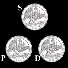 2018 D,P,S Voyageurs NP Quarters Minnesota "Brilliant Uncirculated" ATB 