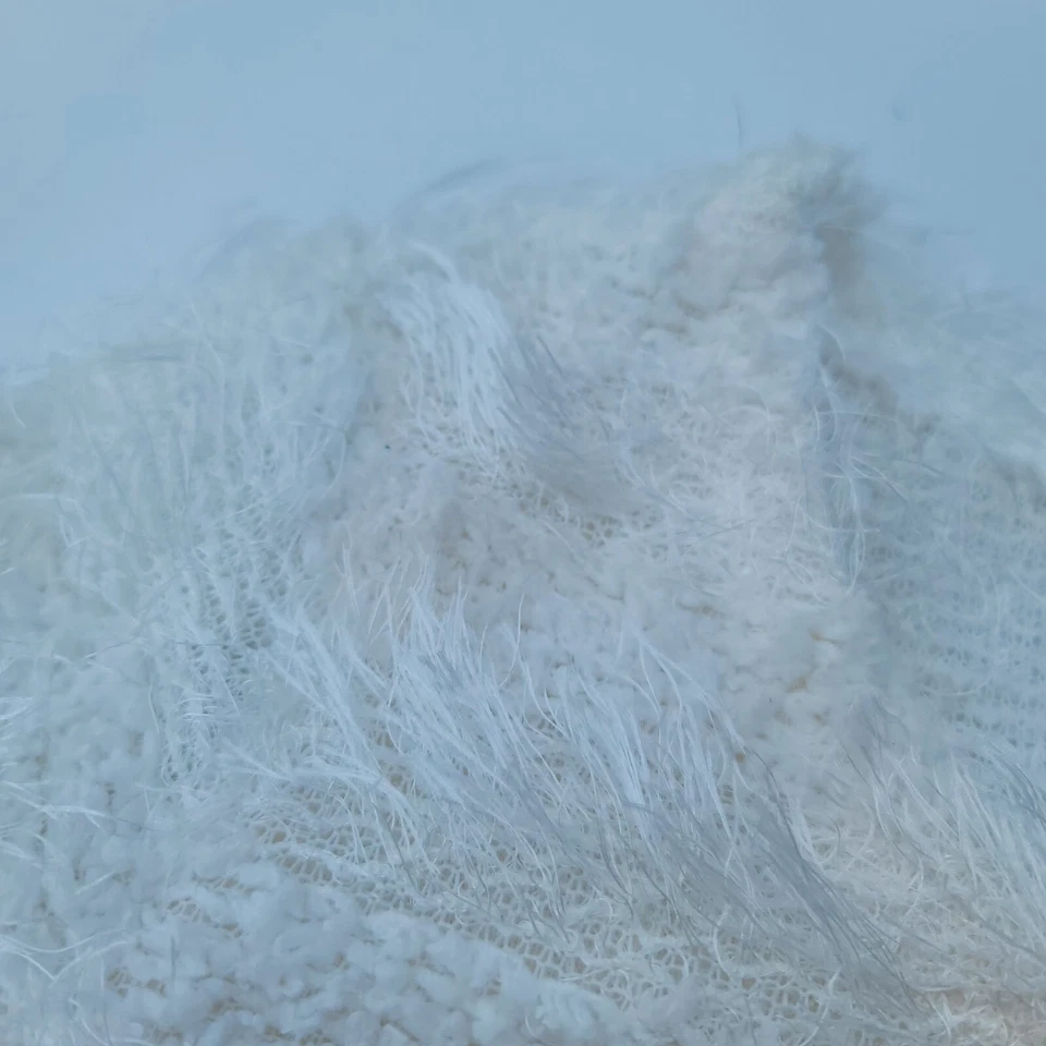 Nuevo con etiquetas Suéter tejido manga corta difuso blanco para niñas Amy Byer talla L Foto 3 de 4