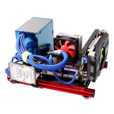 DIY Mini Open Aluminum Alloy Frame ITX Motherboard PC Computer Case Für Gaming