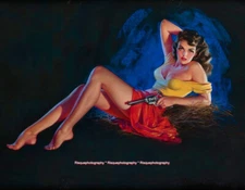 Sexy Jane Russell Outlaw 8.5x11" Photo Print Actress Movie Star Pinup Art Mozert