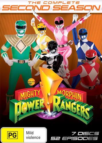 Mighty Morphin Power Rangers : Season 2 (DVD, 1994) for sale