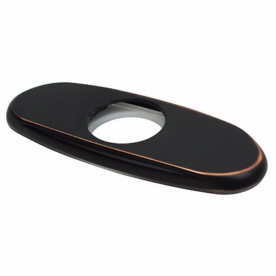 Bathroom Vessel Vanity Sink Faucet Hole Cover Deck Plate Oil Rubbed Bronze
