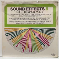 No Artist - Sound Effects 5 - Effetti Sonori Vol. 5; vinyl LP [sigillato]