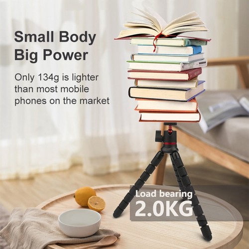 Mini Octopus Flexible Tripod Camera Holder for SLR Cameras Cellphone Accessories - Bild 5 von 5