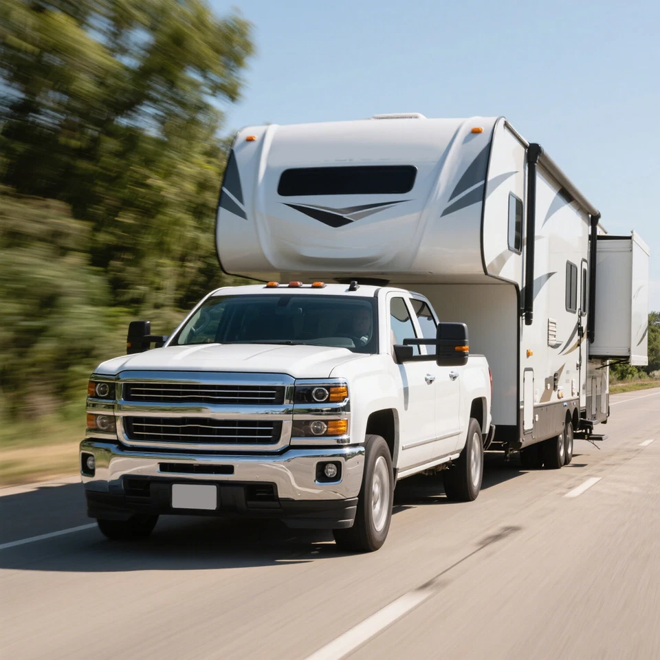 For GMC Sierra Chevy Silverado 2500 3500 HD 2016-2019 Gooseneck Hitch 5th Wheel Foto 3 de 4