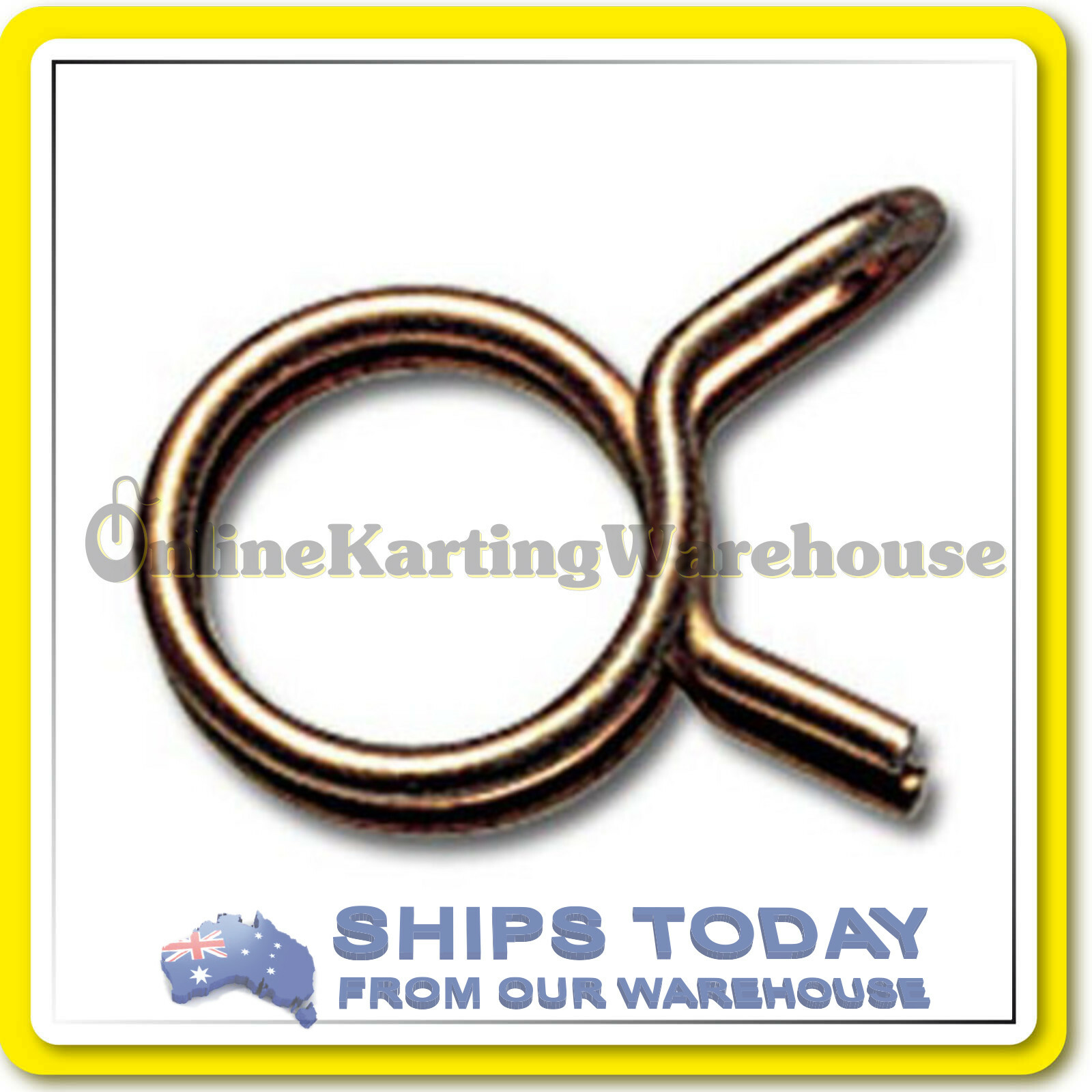 GO KART FUEL LINE CLIPS FUEL LINE CLAMPS 10 Pack Suit Suit 9mm OD Fuel