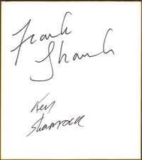 Ken & Frank Shamrock Signed Shikishi Art Board BAS COA UFC 22 Pancrase Autograph