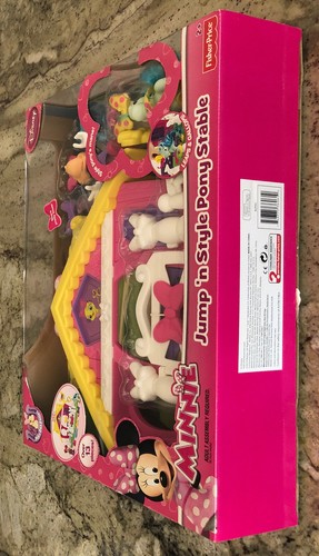 Fisher Price Minnie Mouse Jump 'n Style Pony Stable Playset & Figures - Picture 10 of 12