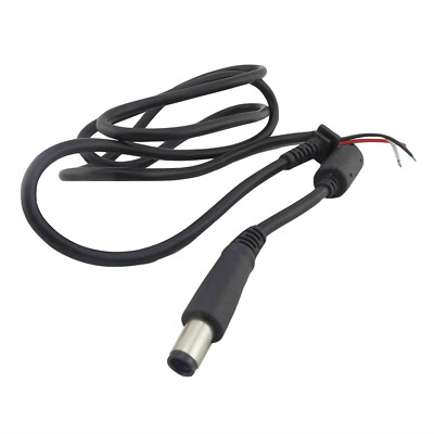 DC Power 7.4 x 5.0mm Male Plug Socket Connector Cord Cable f HP DELL 1.2M Cable
