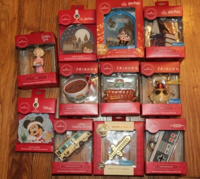 HALLMARK 2020 Christmas Ornaments YOU PICK Harry Potter Mickey Rose Friends HTF