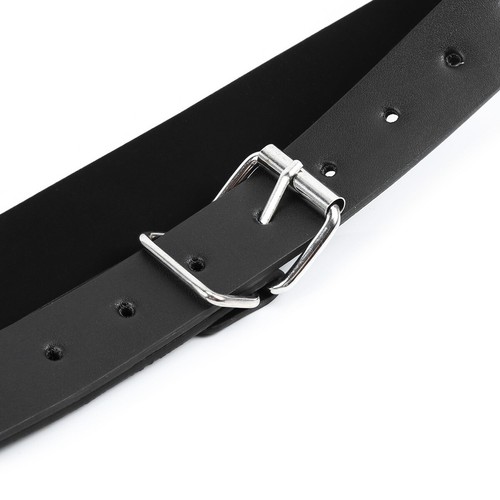 Sexy Men Faux Leather Armor Buckles Body Chest Harness Shoulder Straps Clubwear - Picture 9 of 9