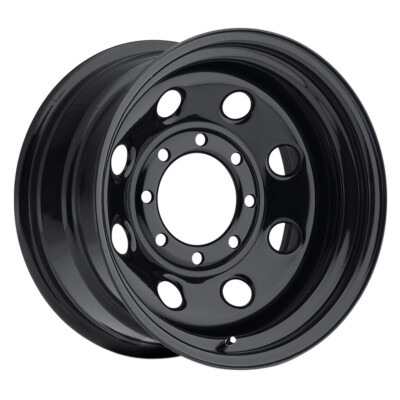 VISION 85 Soft 8 Rim 16X8 5X139.7 Offset -12 Black (Quantity of 4)