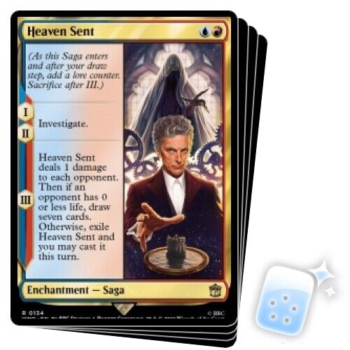 Heaven Sent X4 M/NM Magic: The Gathering MTG Universes Beyond: Doctor Who - Picture 1 of 1