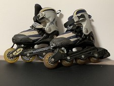 Bladerunner Dynamo Rollerblades Adjustable Size 1 - 4 Blue Gray