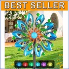 New ListingDurable 75' Wind Spinner with Colorful Solar Glass Ball - Ideal Outdoor Gift