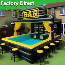 16x13ft Inflatable Pool Bar Inflatable Pub House Blow Up Pool Barfor Party PVC