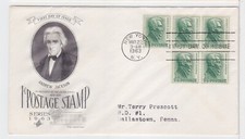 TurtlesTradingPost- Andrew Jackson 1 Cent - 1963 - #1209 FDC Artcraft Cachet