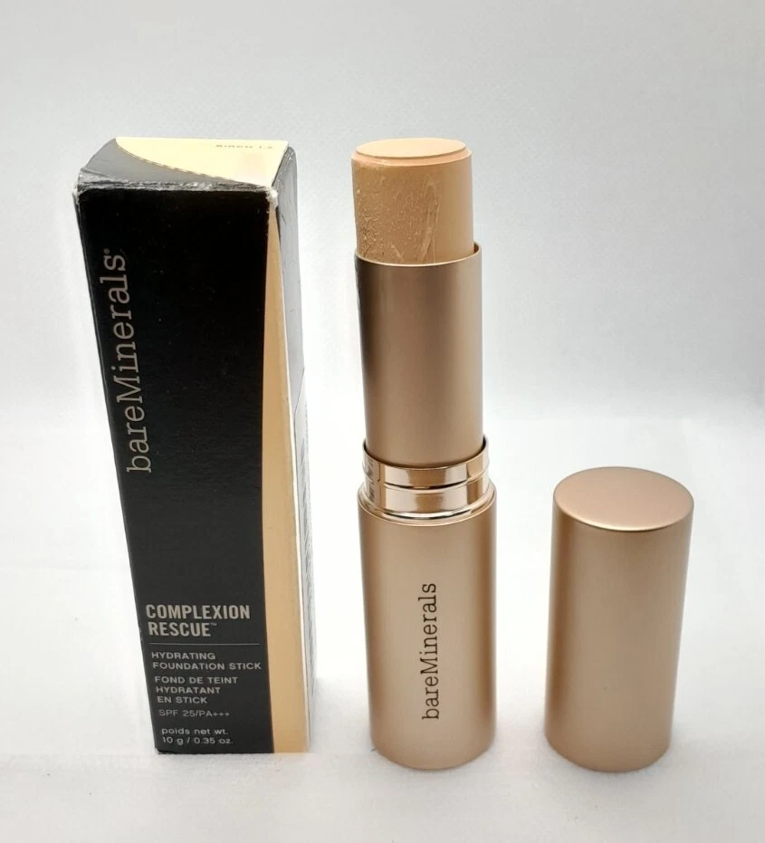 BAREMINERALS Bare Minerals Complexion Rescue feuchtigkeitsspendender Foundation-Stick LSF 25 Farbton Birke 1,5