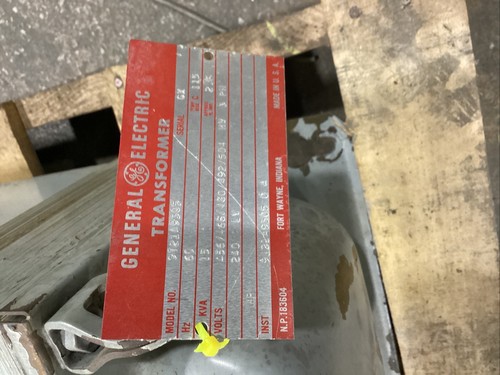 GE Dry Type Transformer 456/468/480/492/504HV 3P KVA 15 #256TWOFML - Picture 6 of 6