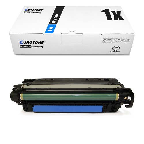 Lot De 4 Cartouches Toner Eurotone Noir Pour HP LaserJet M-750, CP-5525 - Éco, Compatible, Origine Allemagne