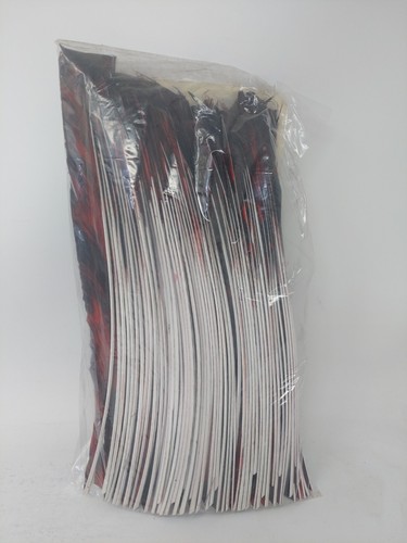 100 Pack Gateway Feathers FULL LENGTH Right Wing: Camo Tre Red: FLRTRD-100 - Picture 3 of 5