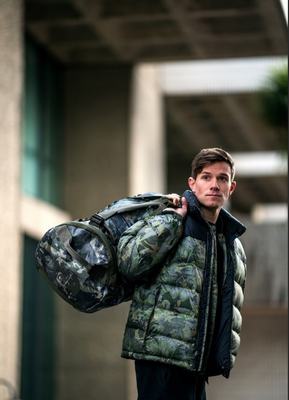 north face puffer jacket camo